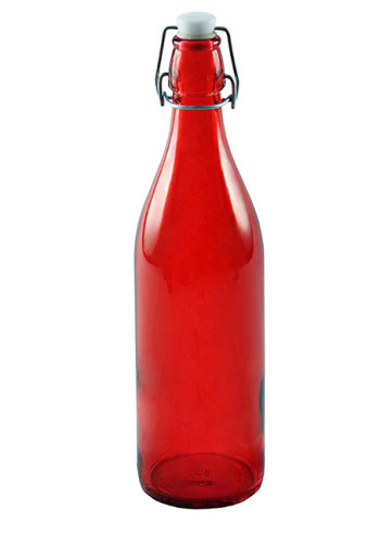 Красная бутылка
