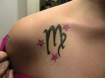 Татуировка знак дева